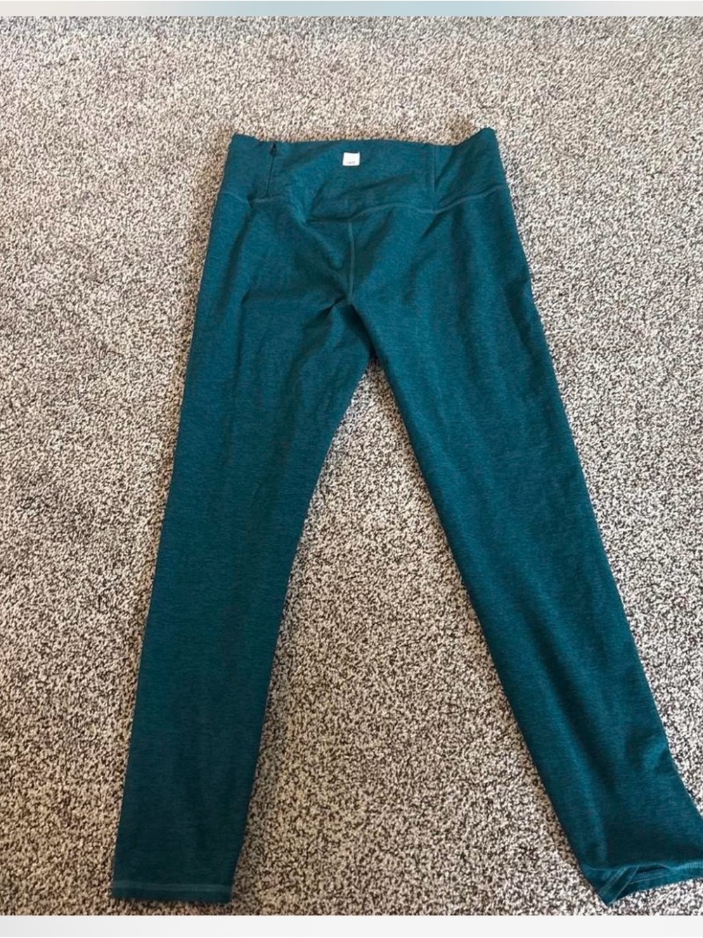 Vuori Teal Marled Performance Top